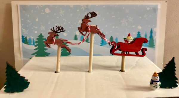 Santa's Sleigh Automata - tutorial only
